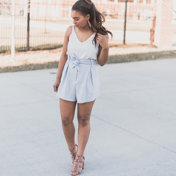 Blue Spring Shorts - Picture 2 of 2